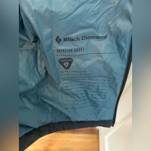 Men’s Black diamond solution hoody size Small - Picture 12 of 16